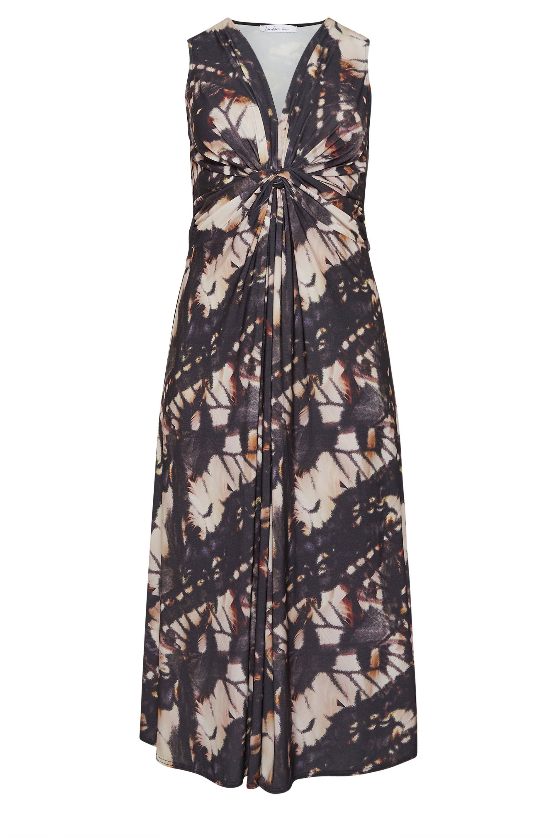 Yours Abstract Knot Detail Dress