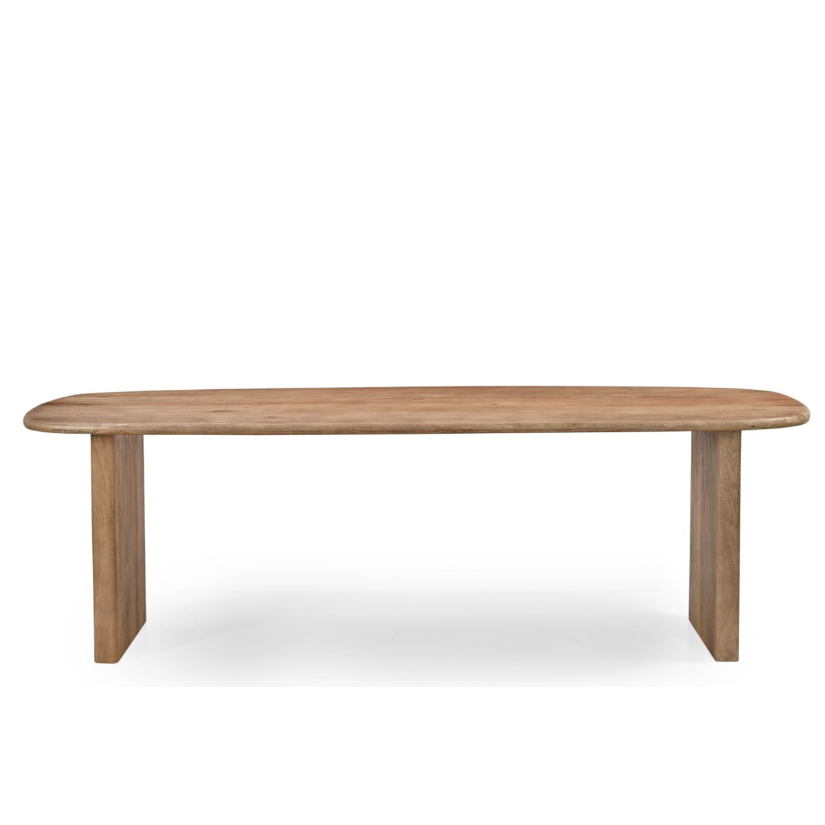 Giga Meubel Eettafel Gin Deens Ovaal - Mangohout - Naturel - 240x100x77cm