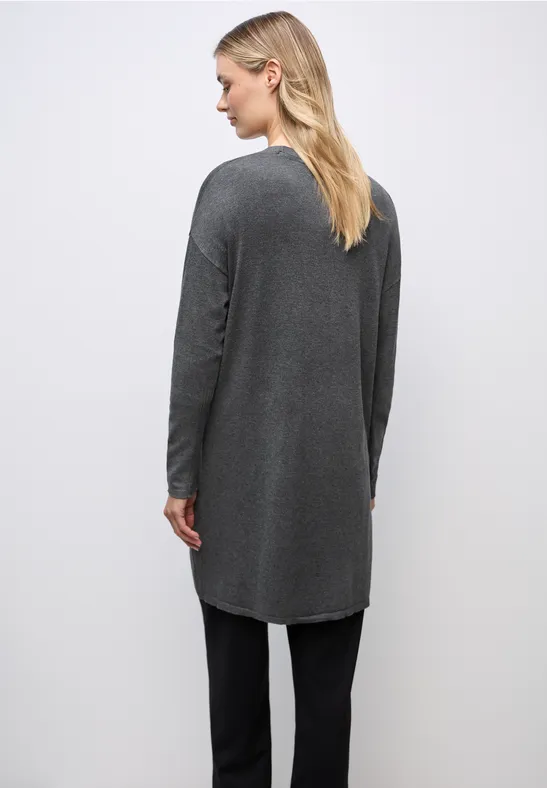 Langer Feinstrickcardigan