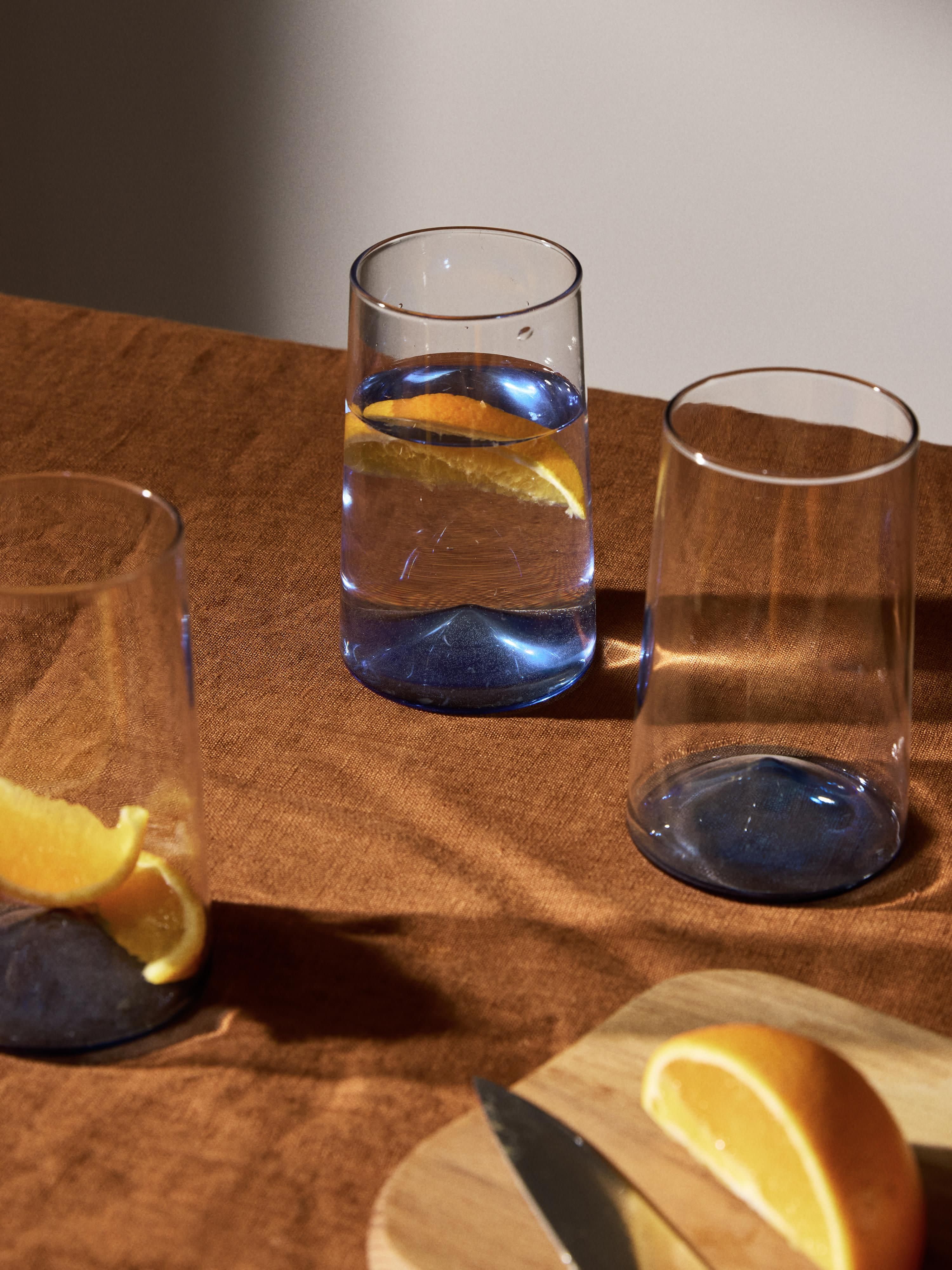 Mundgeblasene Highball-Gläser Hadley, 4er-Set