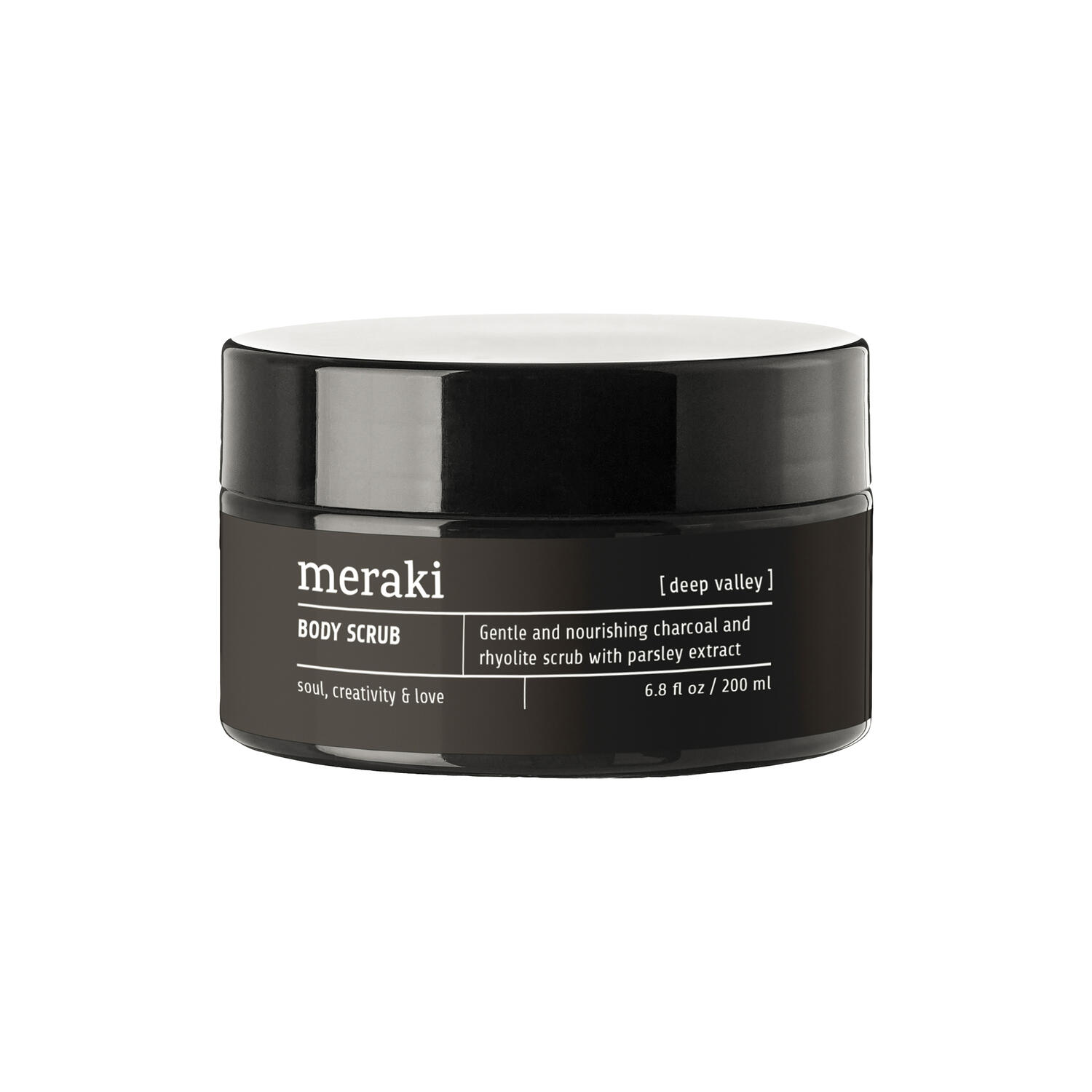 Body scrub, deep valley