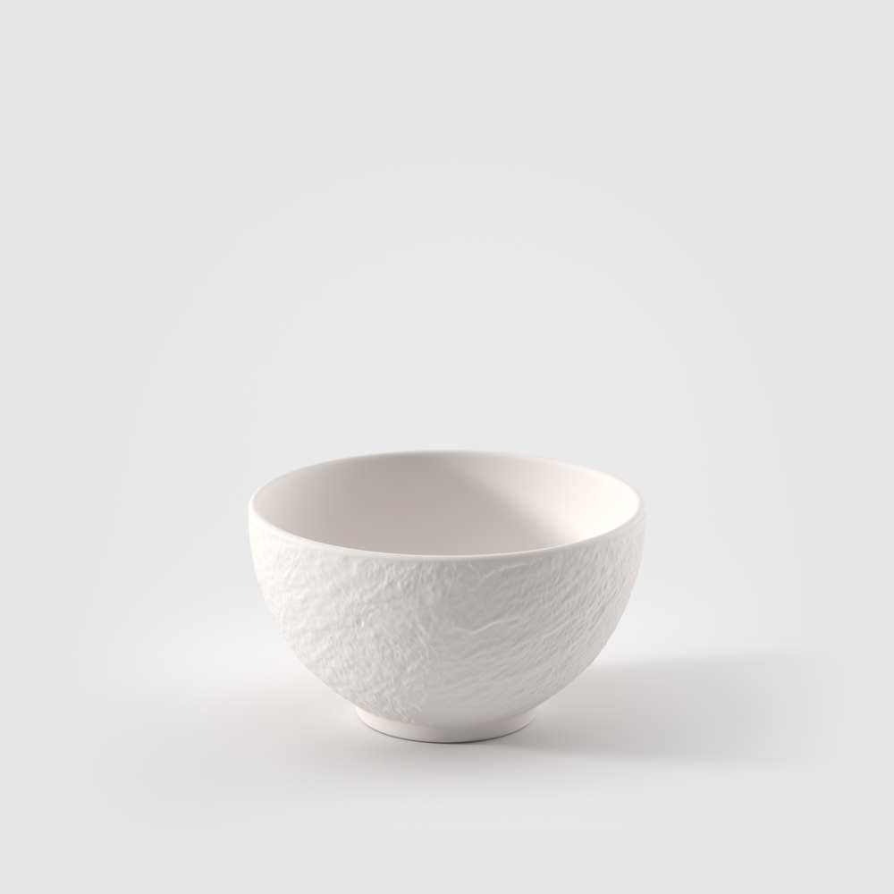 Manufacture Bowl - White, 6.8 oz, Premium Porcelain