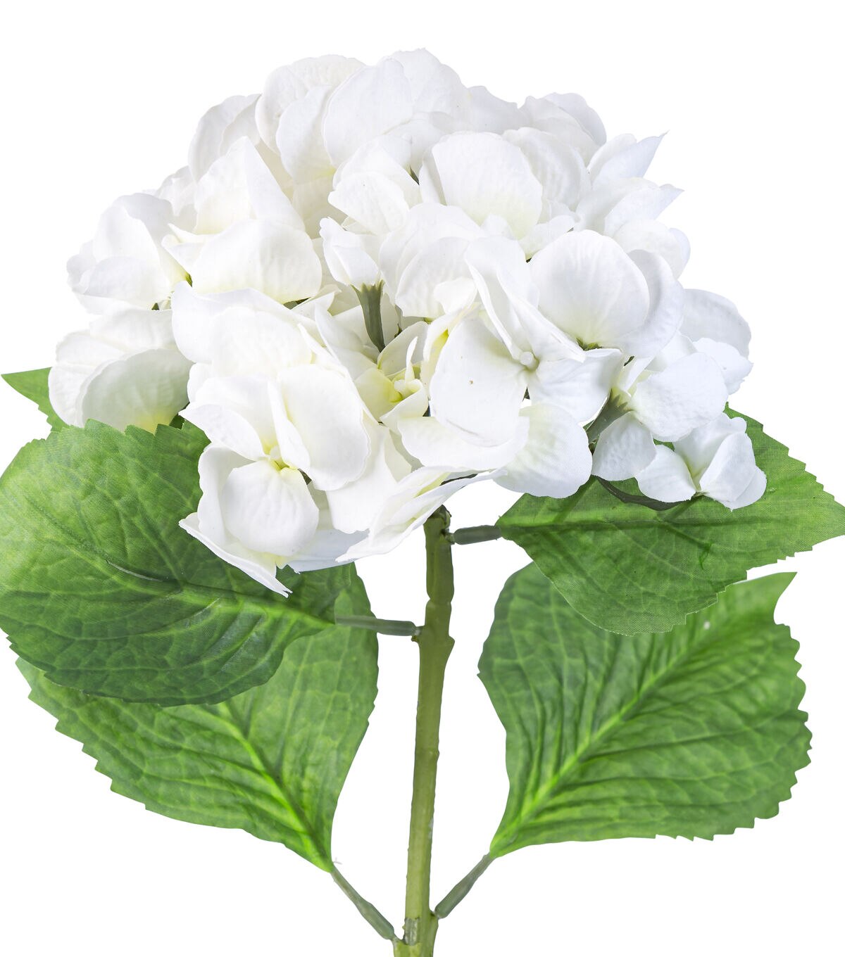 28 White Real Touch Hydrangea Stem by Bloom Room