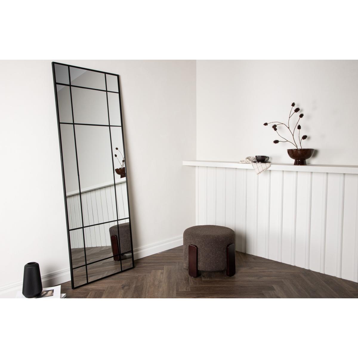 Svea - Giada rechthoekige spiegel - 90 x 180 cm - zwart