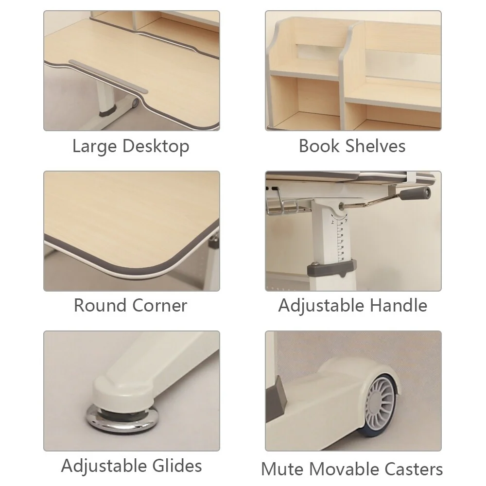 Children Sit and Stand Ergonomic Height Adjustable Desk- The Care Desk