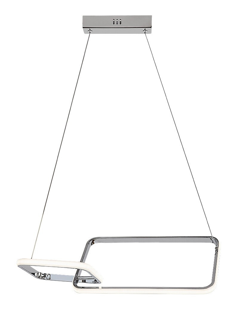 Lampa wisząca MALWEN chromowana biała LED 2x36W 4000K 2200lm Rabalux