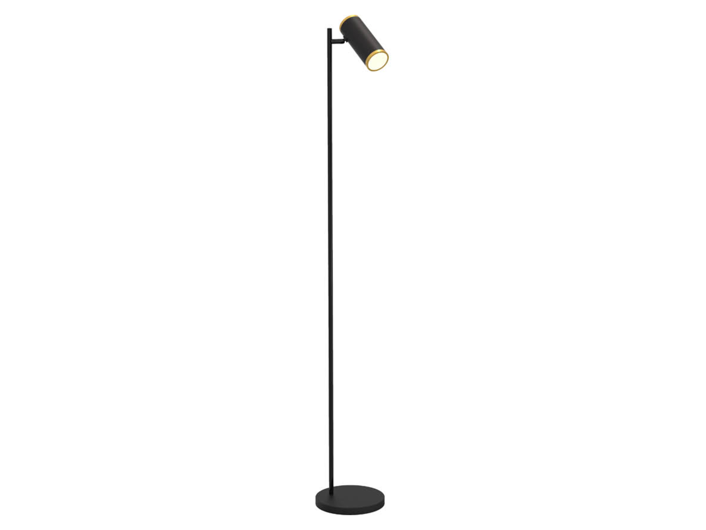 Lampa podłogowa Toulouse LED metalowa czarna