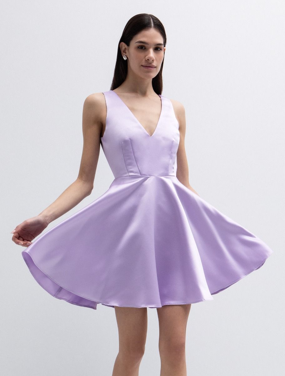 Cocktail φόρεμα σατινέ