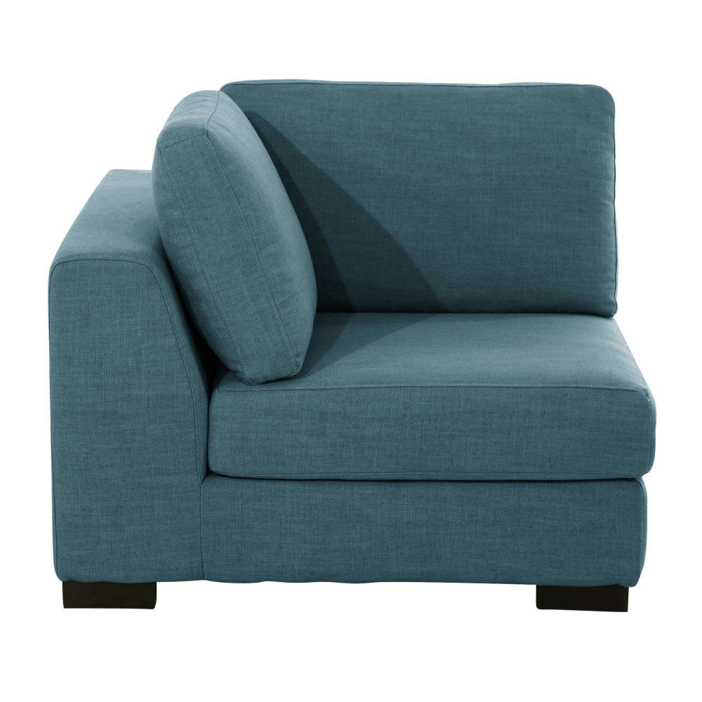 Terence - Angle pour canapé modulable bleu pétrole