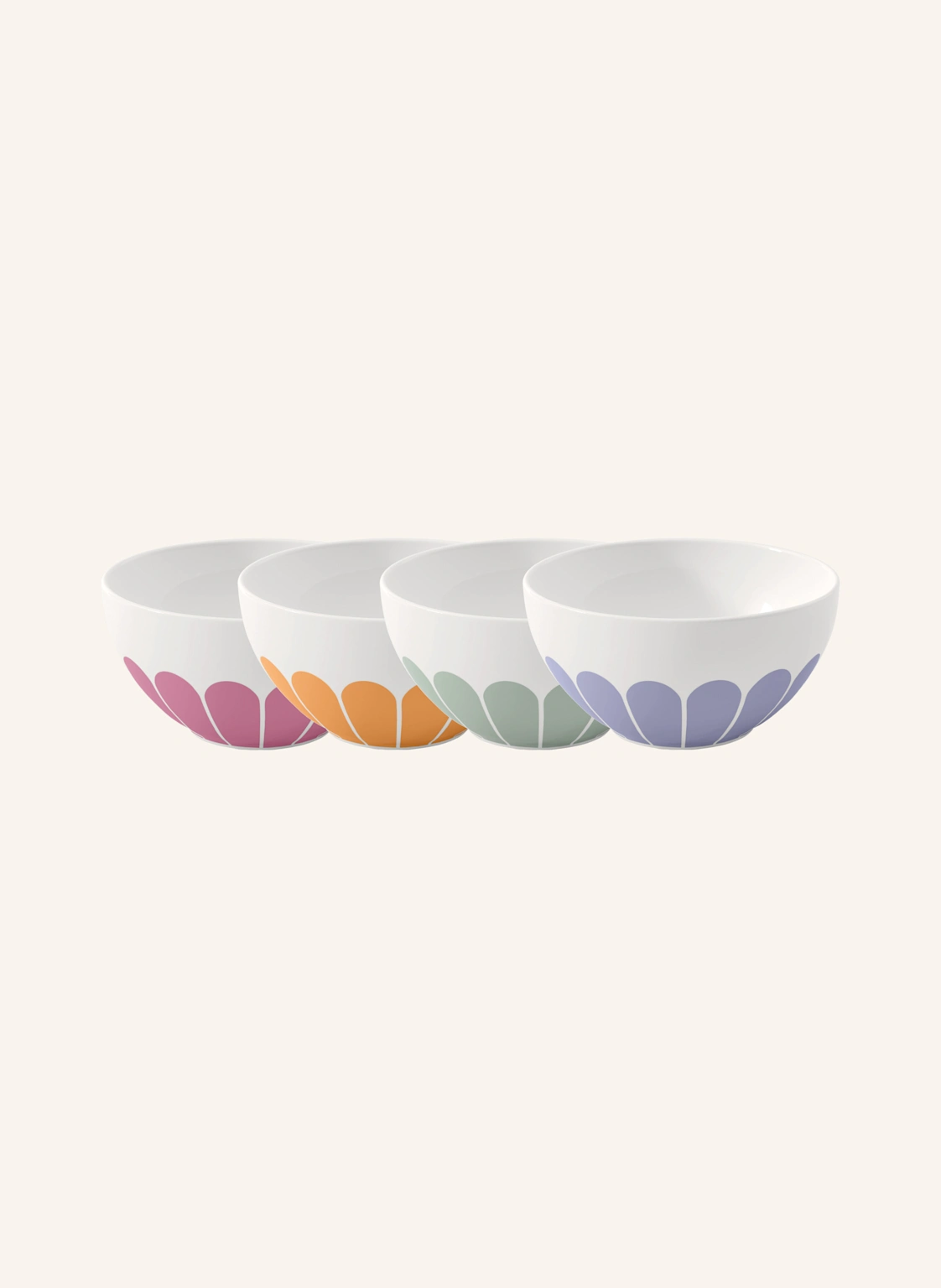 Villeroy & Boch Müslischale 4tlg. FLEUR COULEUR