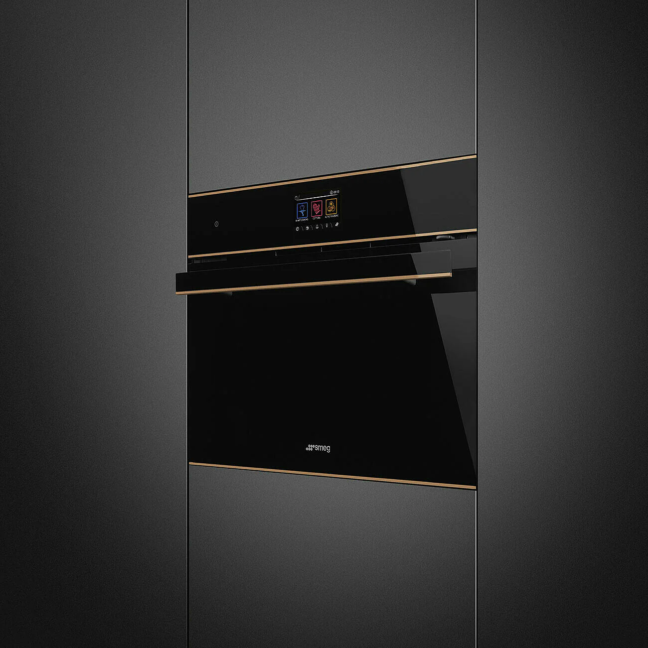 45cm Dolce Stil Novo Speedwave Combi Microwave Copper Trim