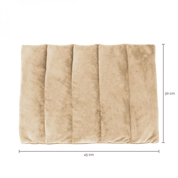 Bouillotte, coussin chauffant 45 x 30 cm pour le dos ou autres parties du corps - Bleu - Vivezen