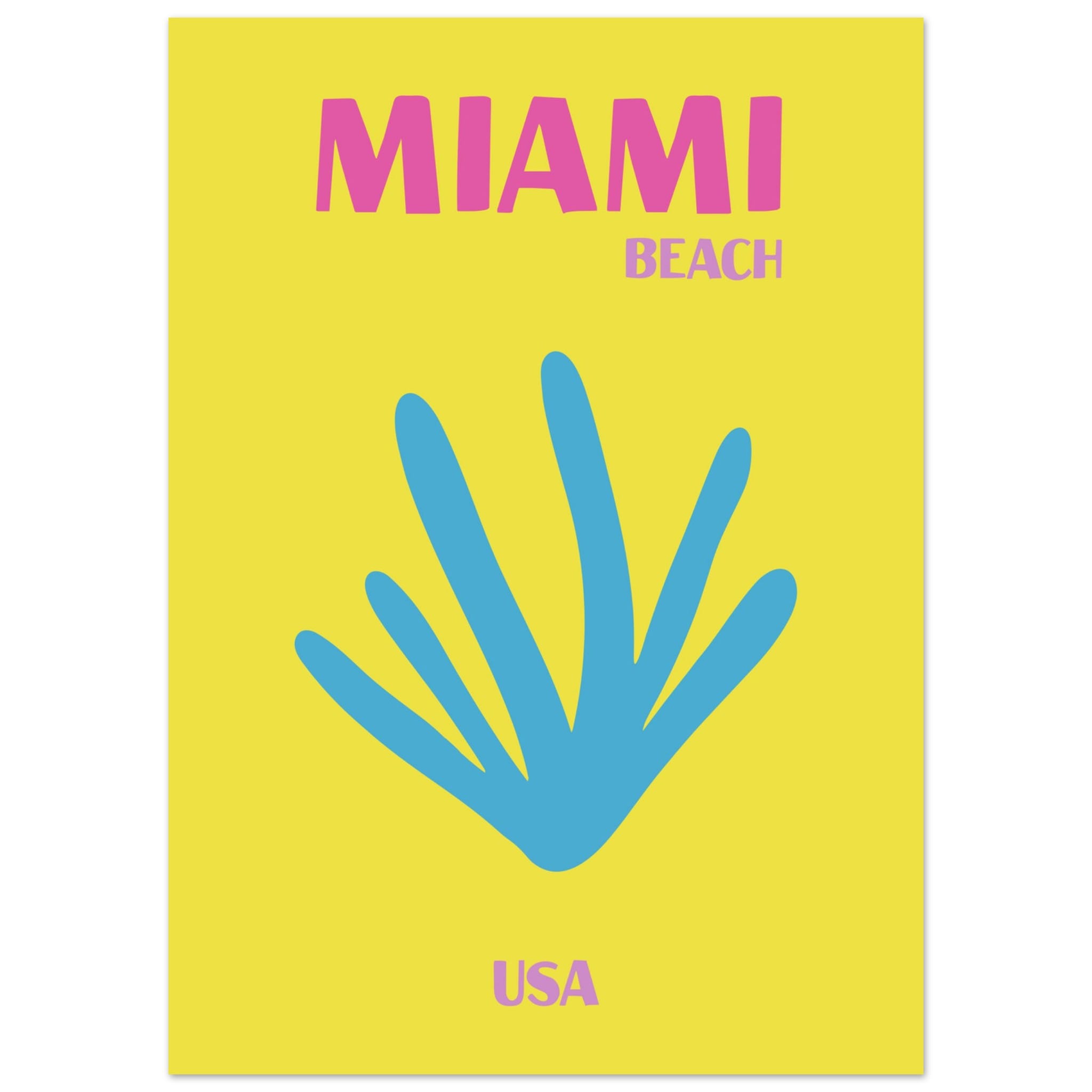 Artfulprints USA - Miami  poster 50x70 cm