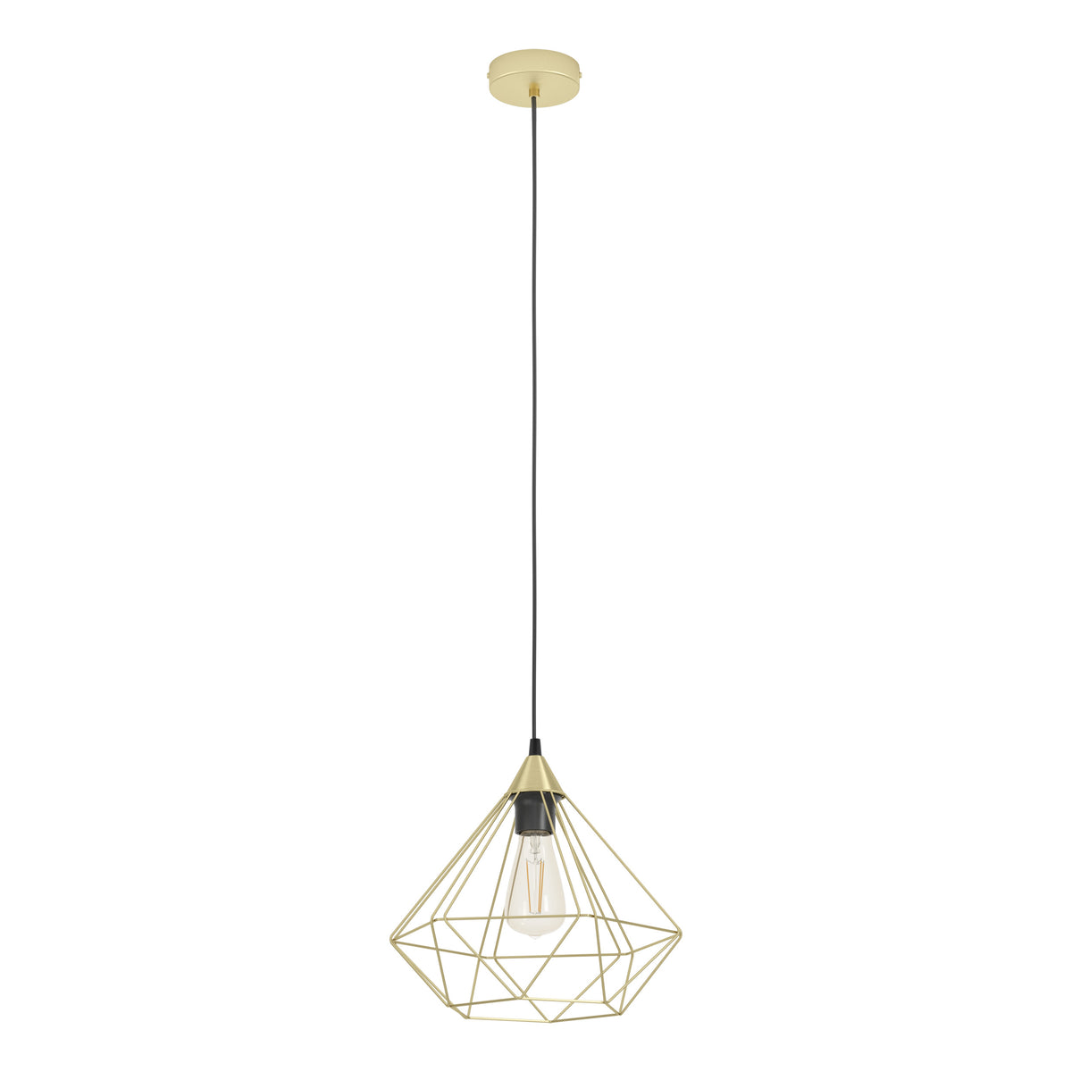 EGLO hanglamp Tarbes - e27 - 32.5 cm - goud