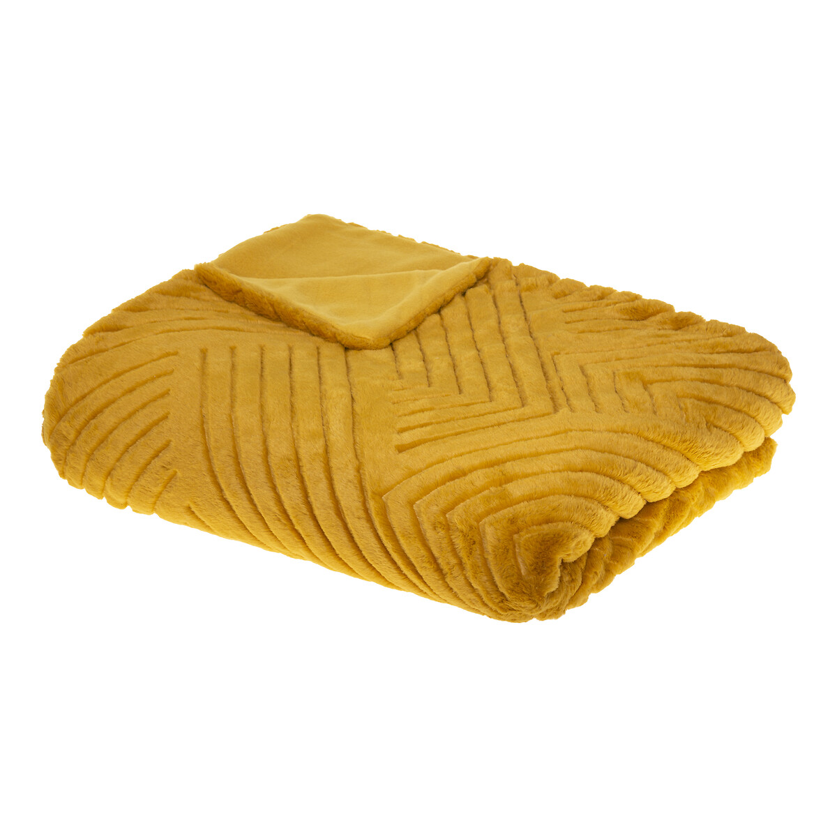 Manta GEO amarela 180x230cm