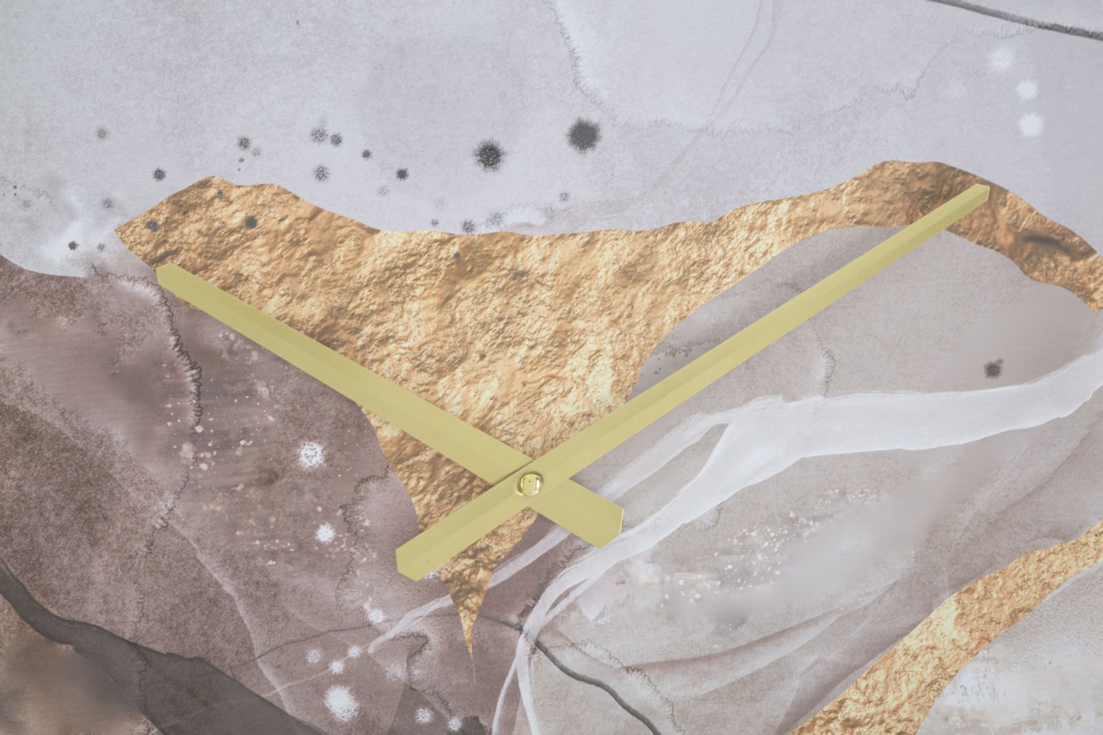 Mauro Ferretti Art Wandklok in veelkleurig metaal