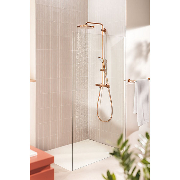 GROHE Colonne de douche thermostatique Euphoria System 310 Warm Sunset brossé 26075DL0