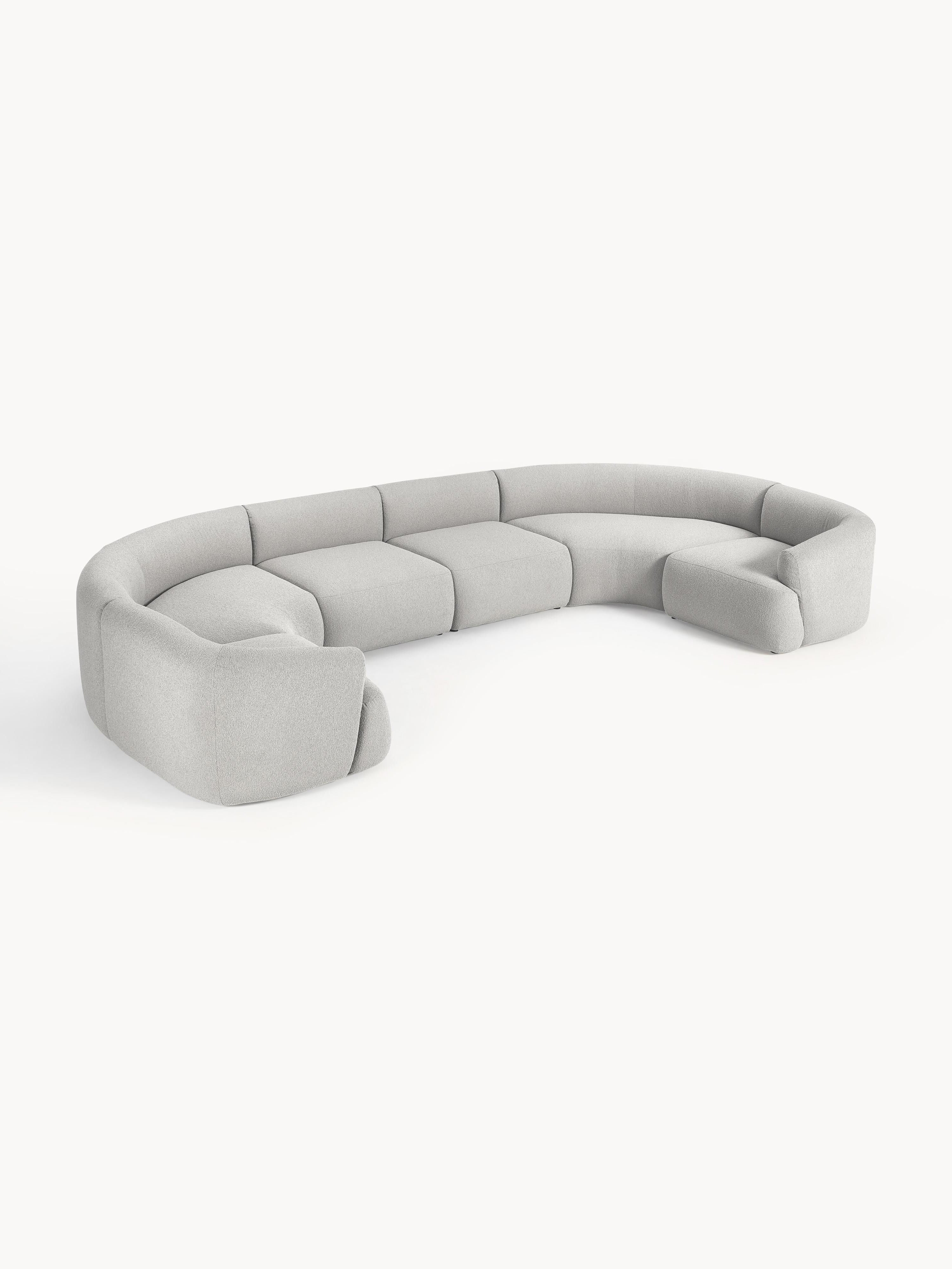 Modulares XL Bouclé-Sofa Sofia