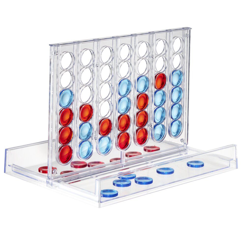 Jeu 4 d'affilés transparent