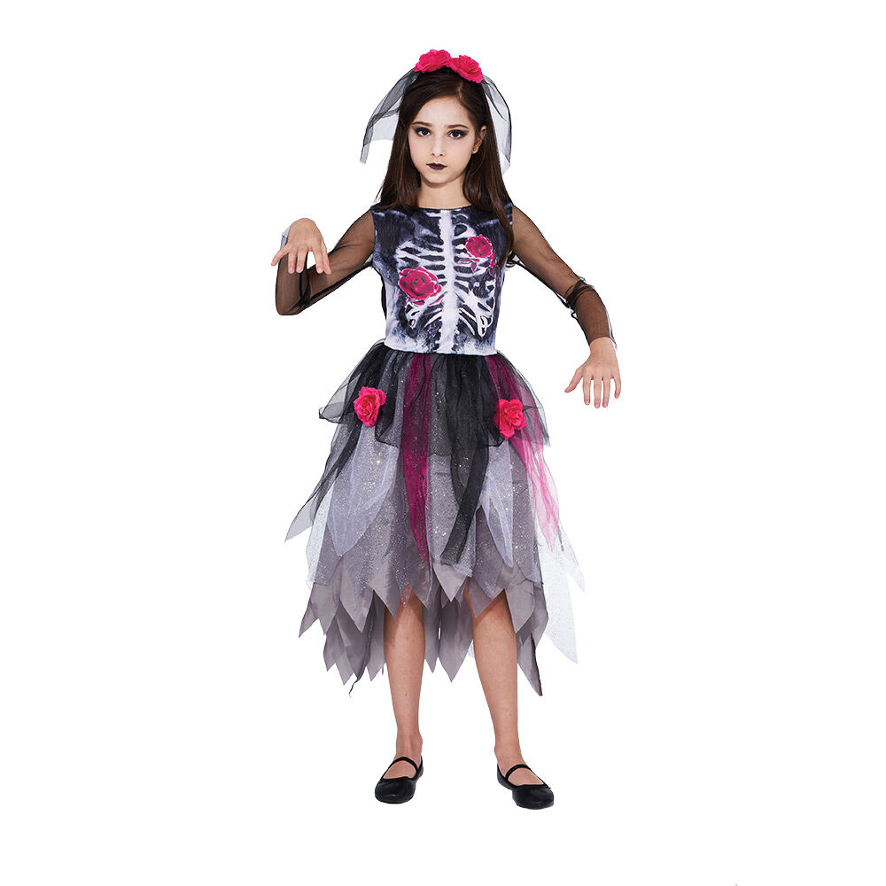 Déguisement squelette fille 7/10 ans