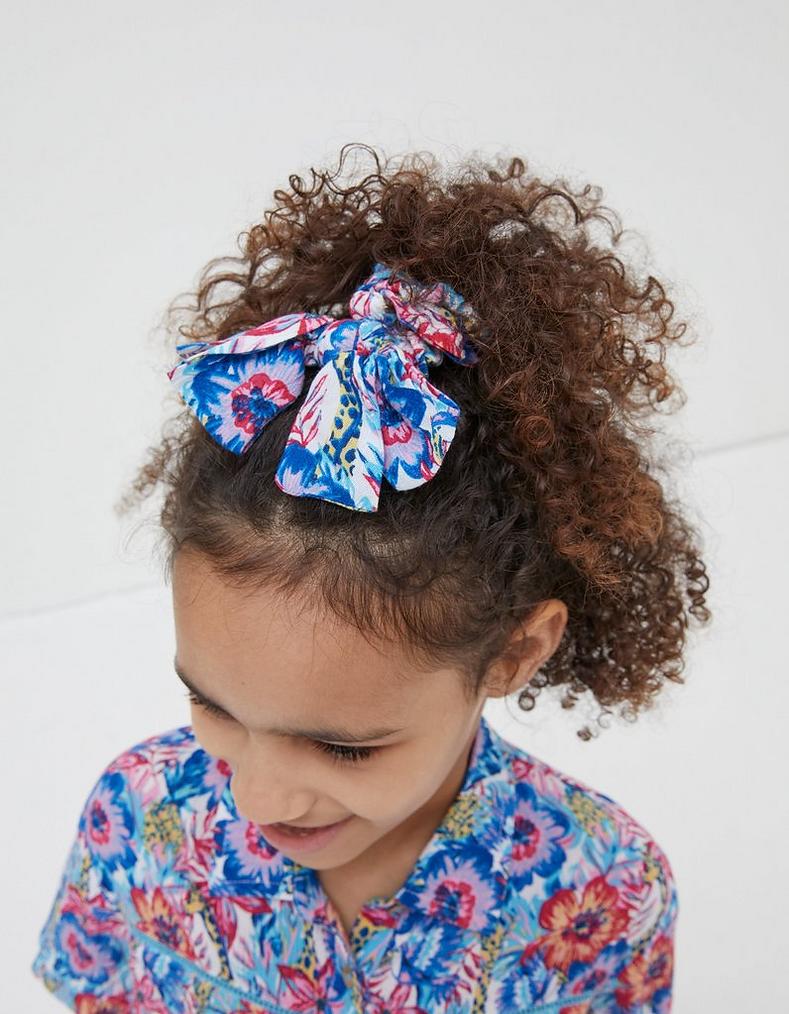 Tropical Print Scrunchie