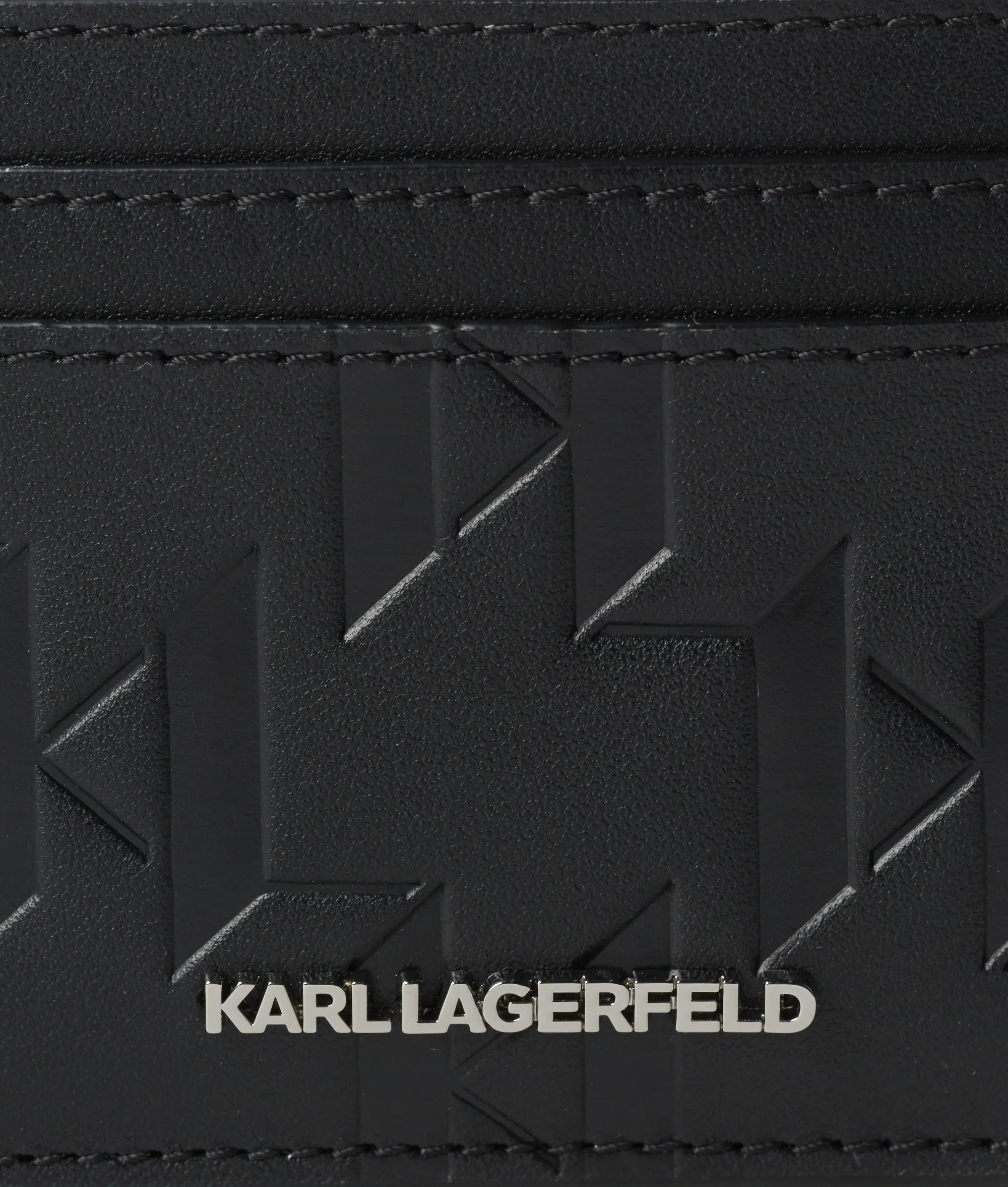 Porte-cartes K/Loom en cuir