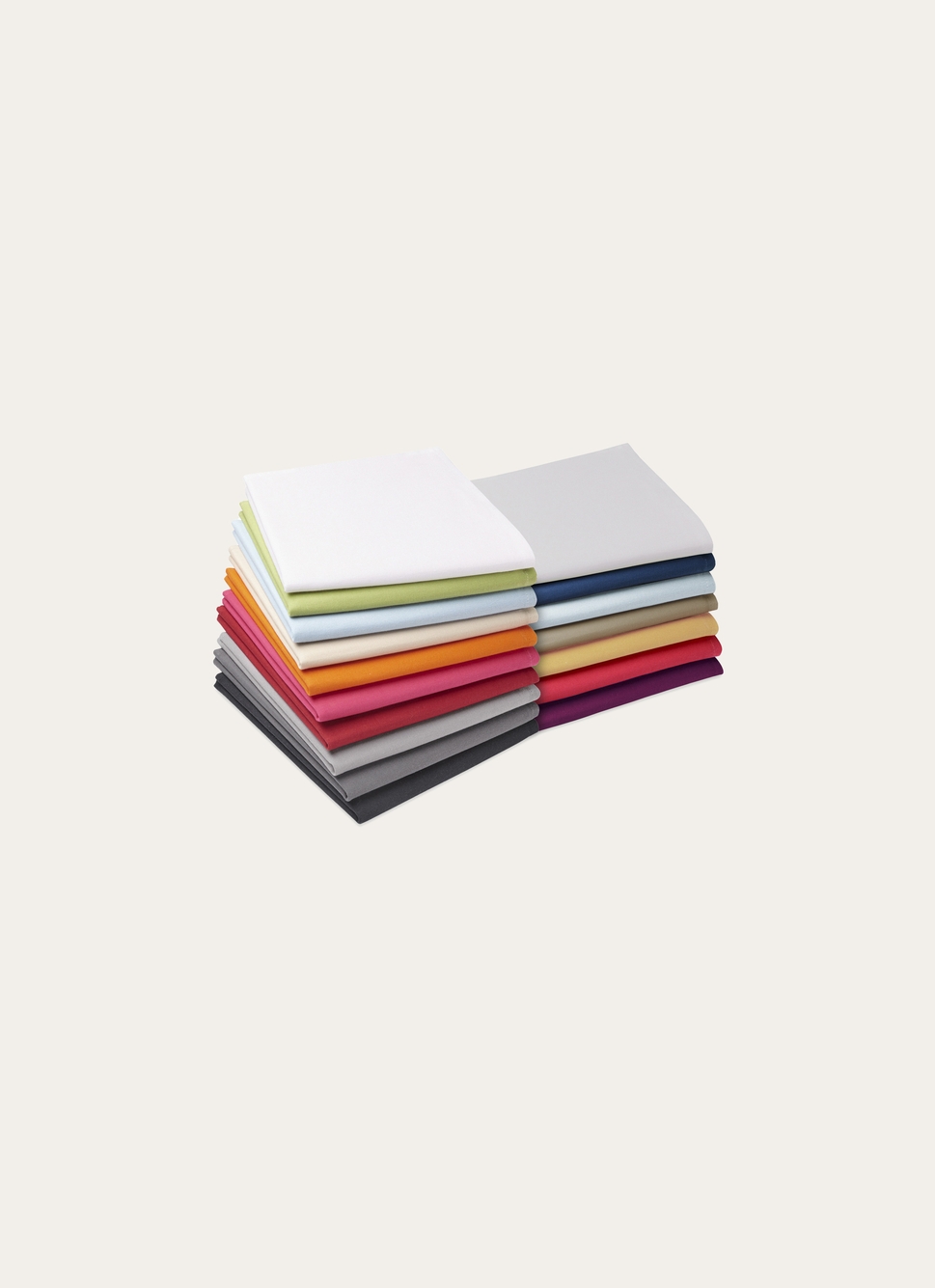 SERVIETTE DE TABLE UNIE EN COTON BLANC