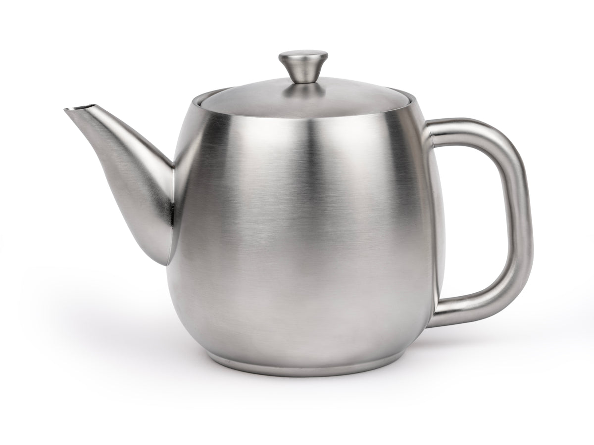 Bredemeijer -Theepot Vera - mat rvs - 0,9L