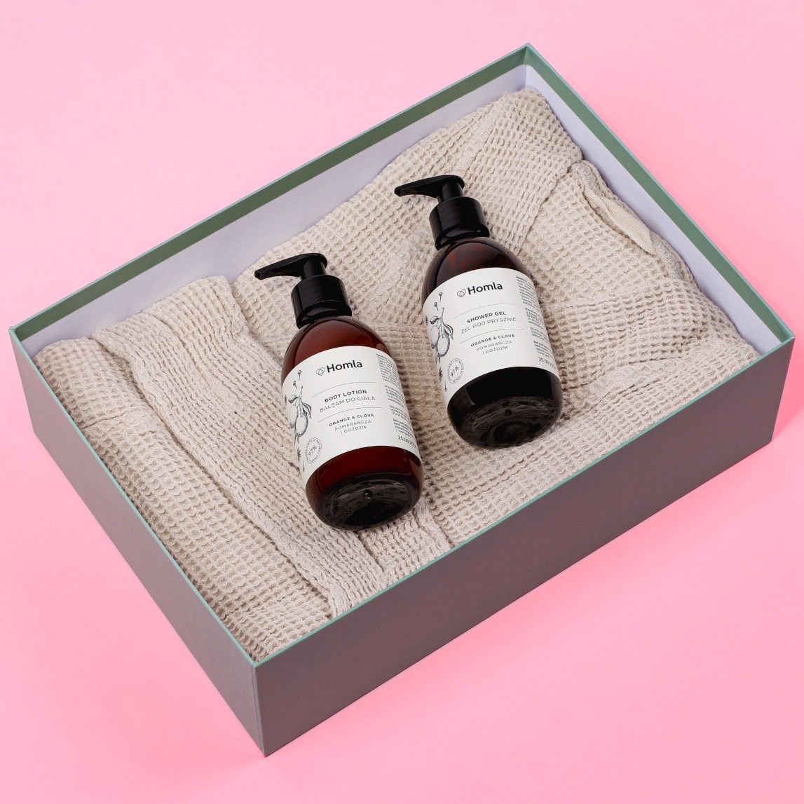 Zestaw SPA damski beżowy 3 el.