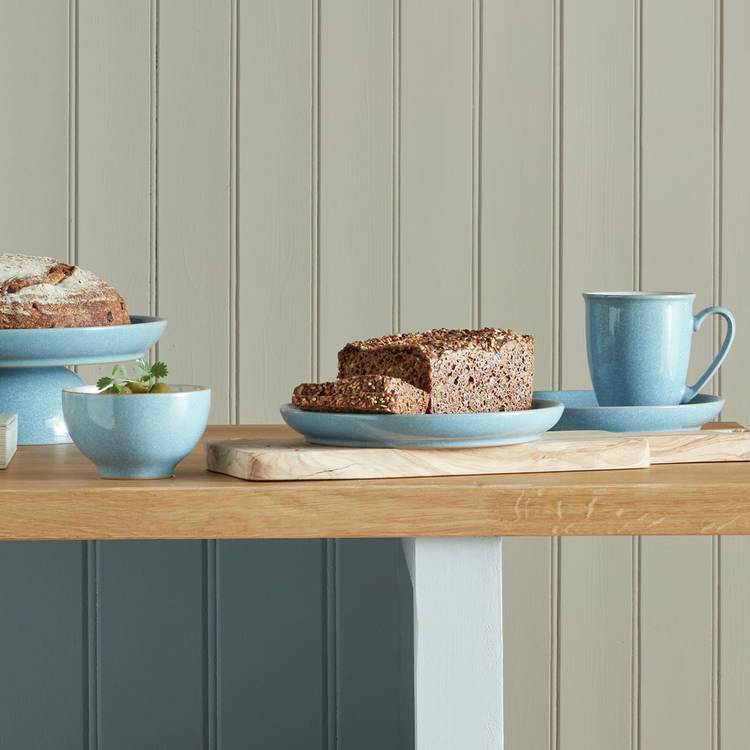 Denby Elements Set of 4 Stoneware Mugs - Blue