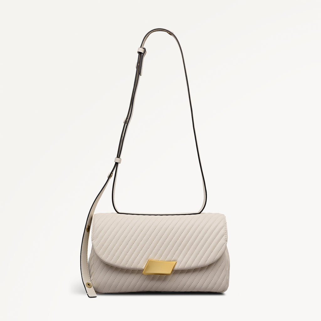 The Belsize - Quilt - Medium Flapover Cross Body