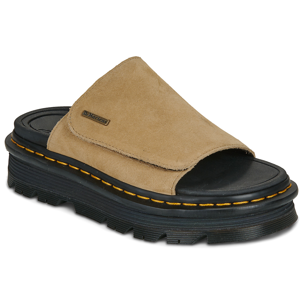Dr. Martens - ZebZag Slide Savannah Tan EH Suede - Beige