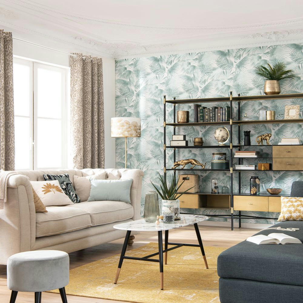 Terence - Accoudoir gauche pour canapé convertible modulable gris anthracite