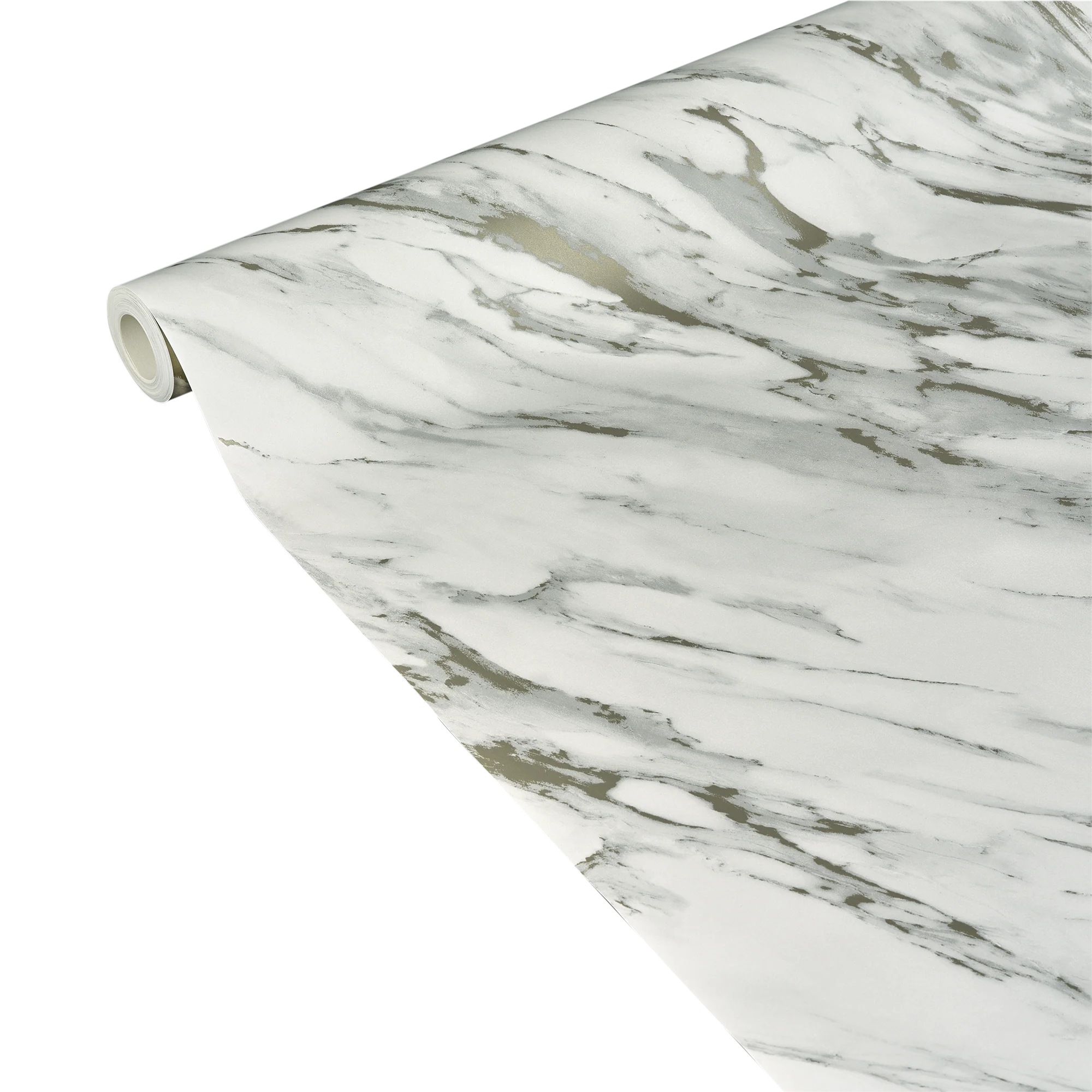 Papier peint CARRARA coloris blanc