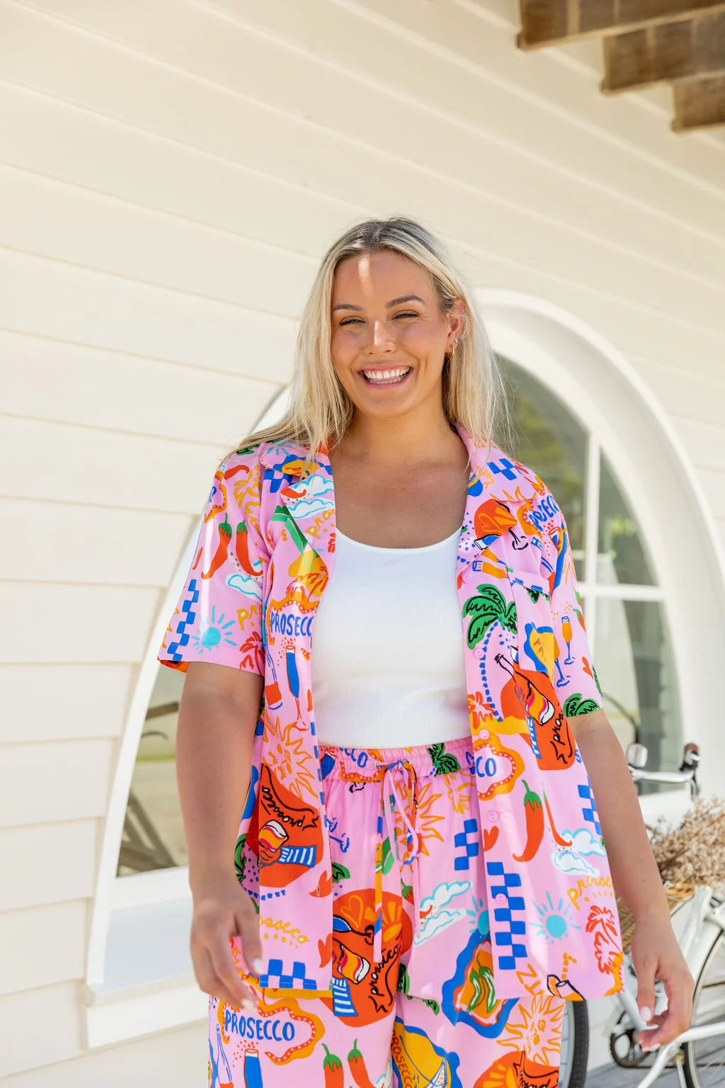 Marley Linen Blend Shirt in Cin Cin