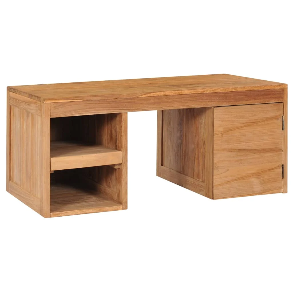 VidaXL Stolik kawowy Brąz 90 x 50 x 40 cm Drewno tekowe