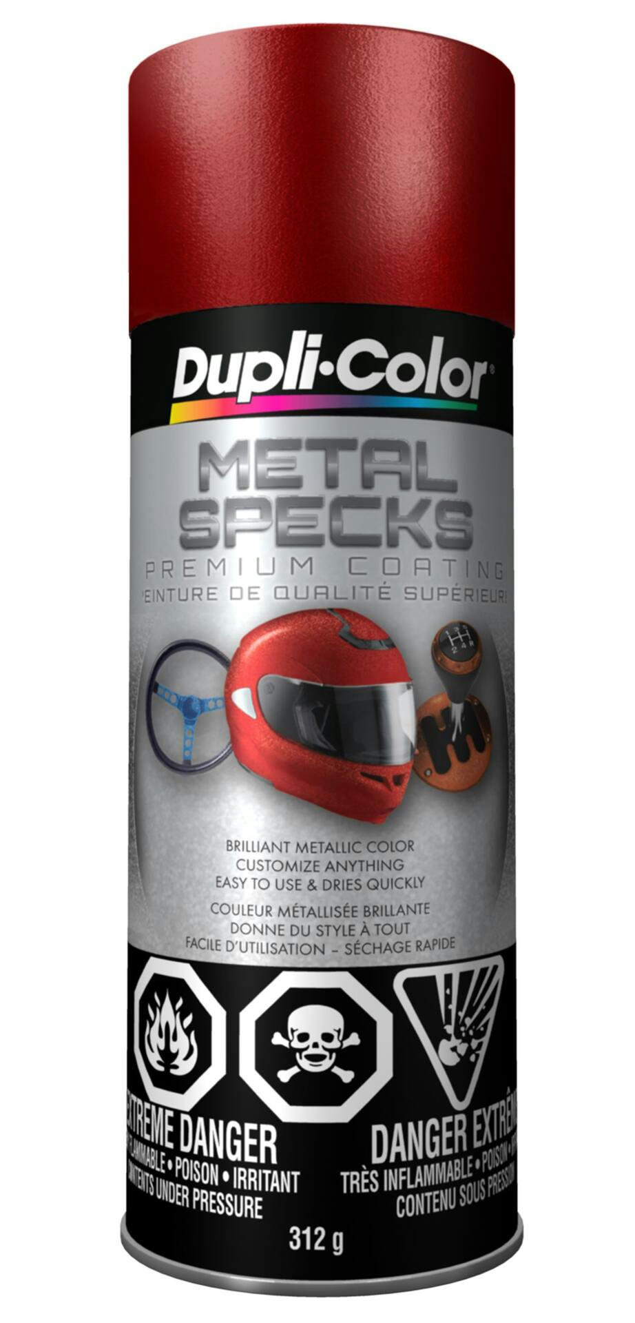 Dupli-Color Metal Specks Automotive Paint, Sparkling Silver, 311-g