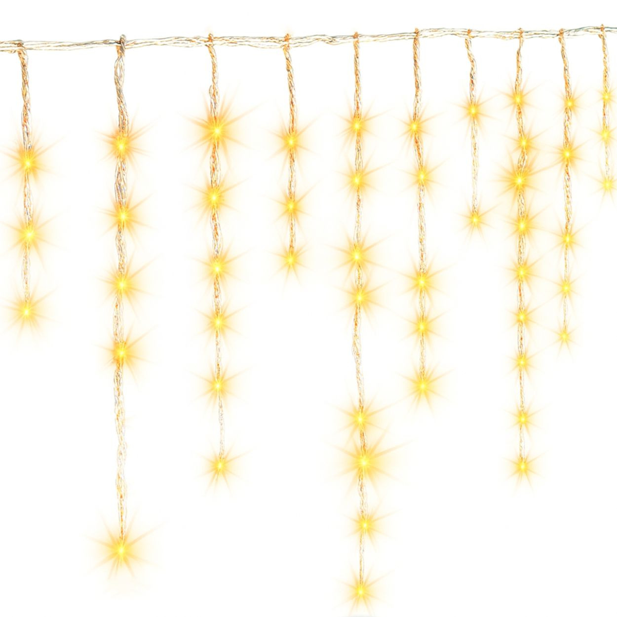 Kurtyna świetlna Feeric Tworzywo Ciepła Biel 10m 600 LED