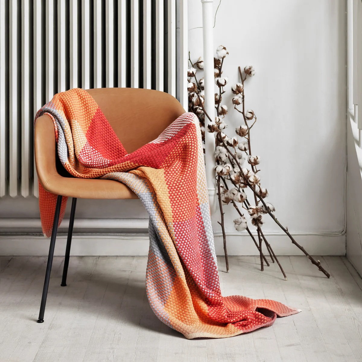 Muuto - Fiber Chair Tube Base (gepolstert)