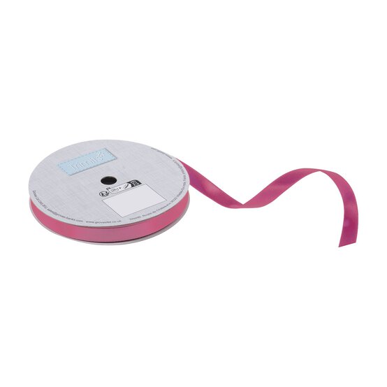 Trimits Shocking Pink Double-Faced Satin Ribbon by the Metre 10mm