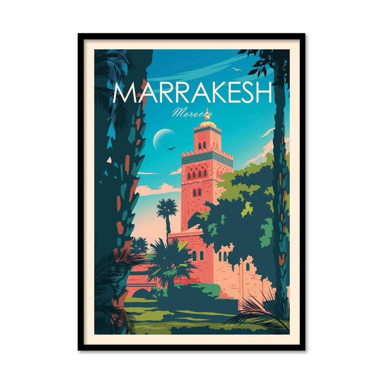 STUDIO INCEPTION - MARRAKESH - STUDIO INCEPTION - Affiche d'art 30 x 40 cm