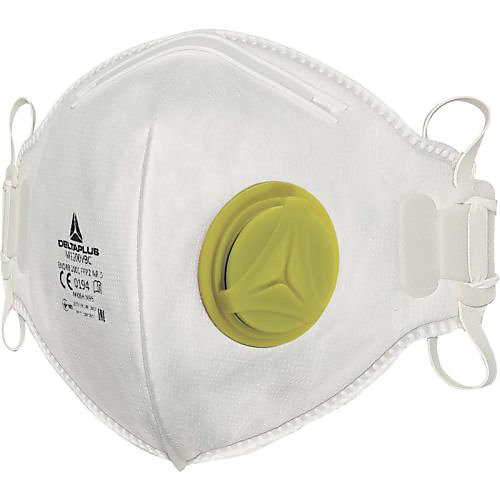 Masque respiratoire pliable jetable FFP2 valve veni - DELTA PLUS - M1200VPC