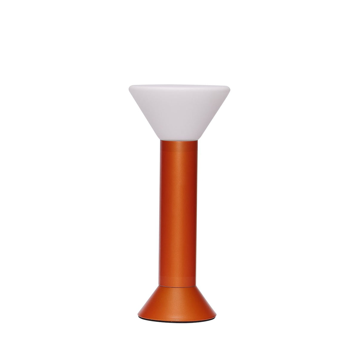 Hübsch draagbare lamp Flash - glas/ijzer - ø14xh30cm, led, 3w