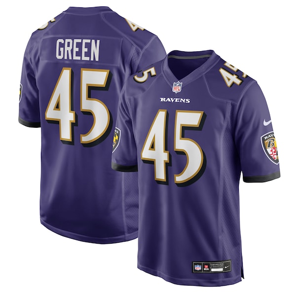 Mike Green Baltimore Ravens Nike Team Game Jersey -  Purple