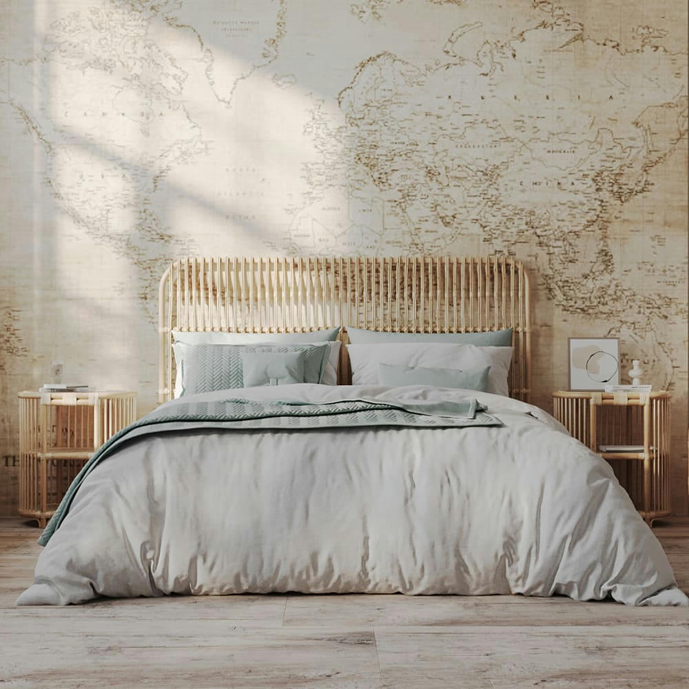 MORPHÉE - Tête de lit en rotin naturel 160 cm