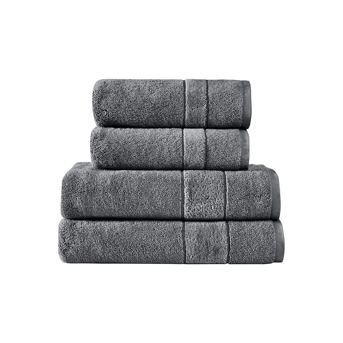 CALIFORNIA - Ensemble de bain 4 pièces 650 g/m²  ardoise