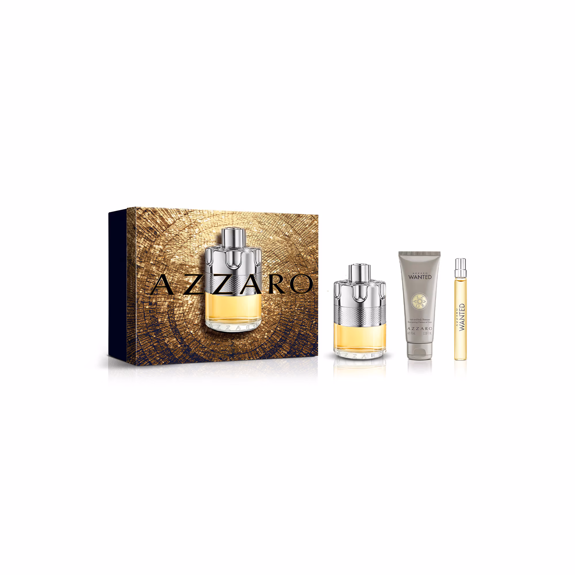 WANTEDCoffret - eau de toilette + gel douche cheveux & corps + un format voyage