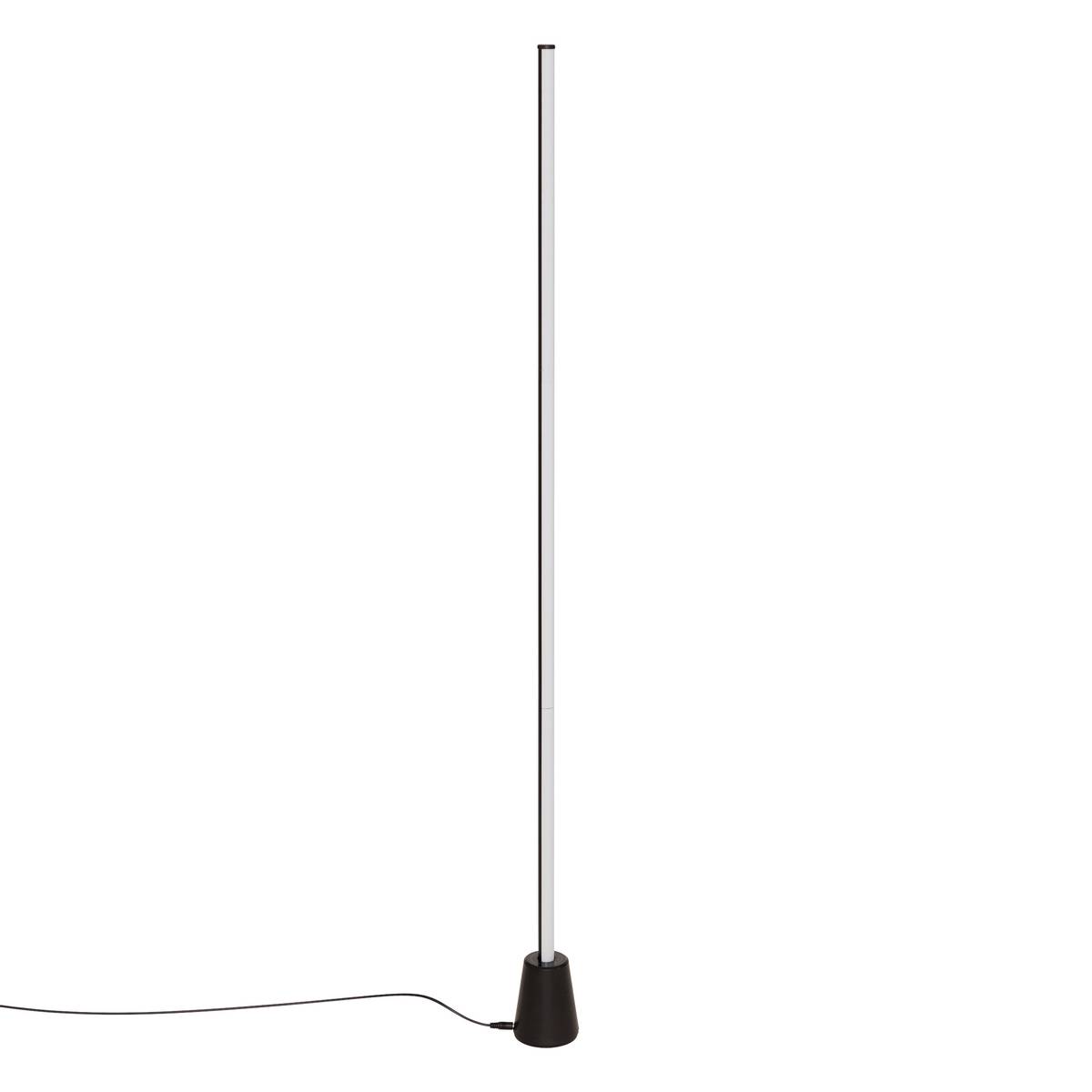 Neon Tube Sector "Oge" Black, H.135.5 cm