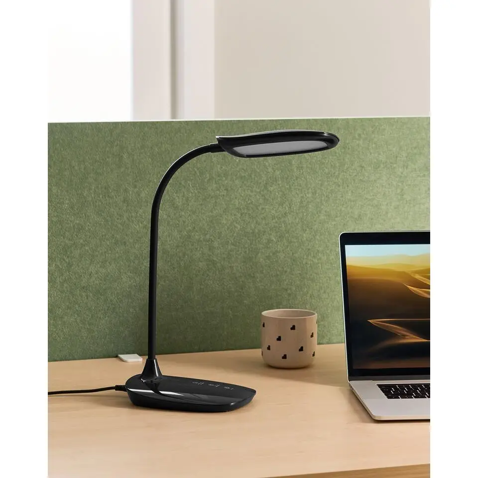 HYDRA - Bureaulamp LED - Zwart - Synthetisch materiaal