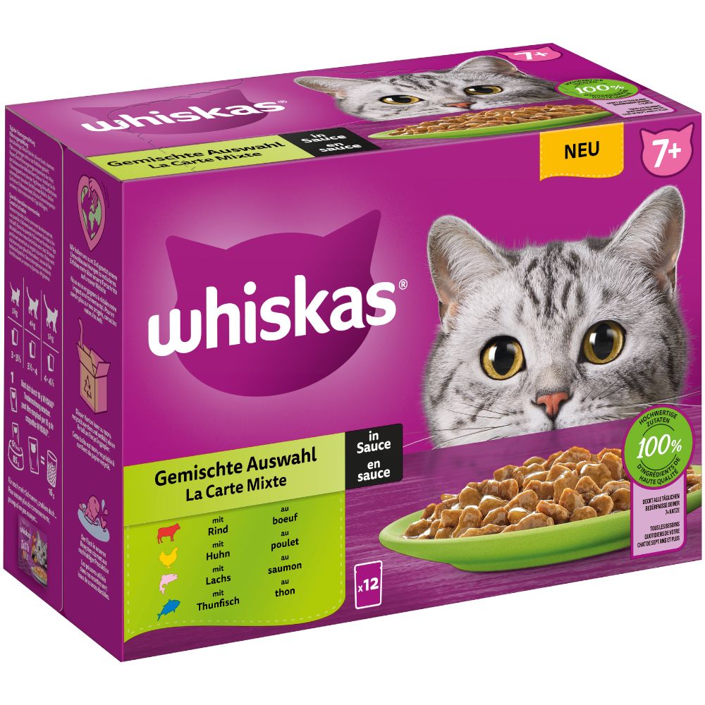 Whiskas Senior Pouches 12 x 85g